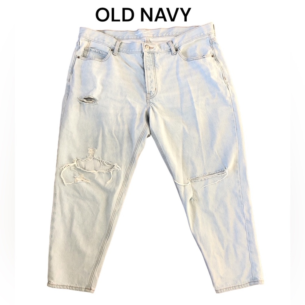OLD NAVY slouchy taper jeans